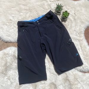 Zoic Mountain Bike Shorts Biking Black Flowers Small